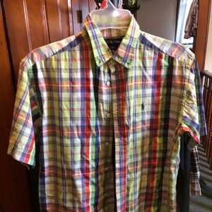 Short sleeve button up shirt